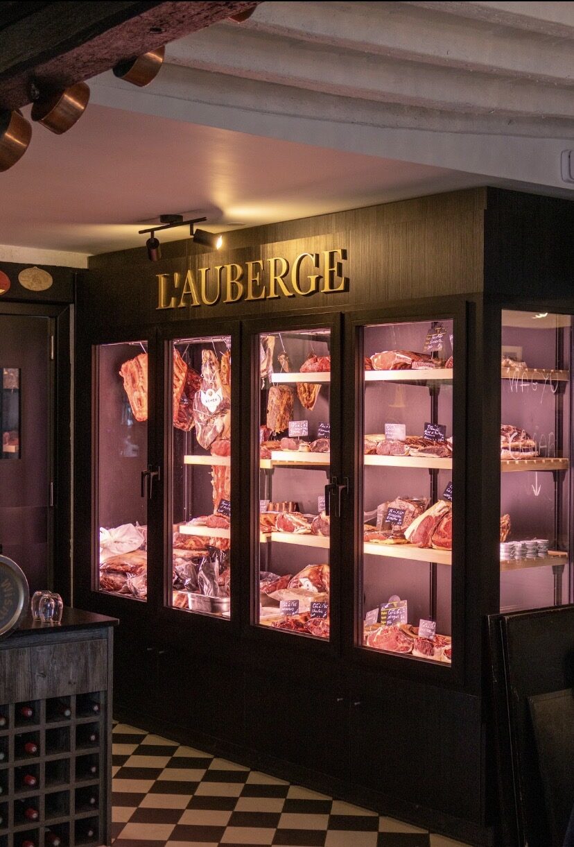 La cave de maturation de L'Auberge de Mouvaux